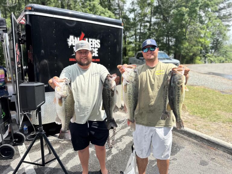 Brock Rouse & Jonathan Denton Dominate Day 1 of Anglers Choice on Jordan Lake with 25.63 lbs
