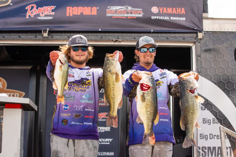 Mega bag lands DeFelice and Ludlow atop Bassmaster College Series leaderboard at Chickamauga