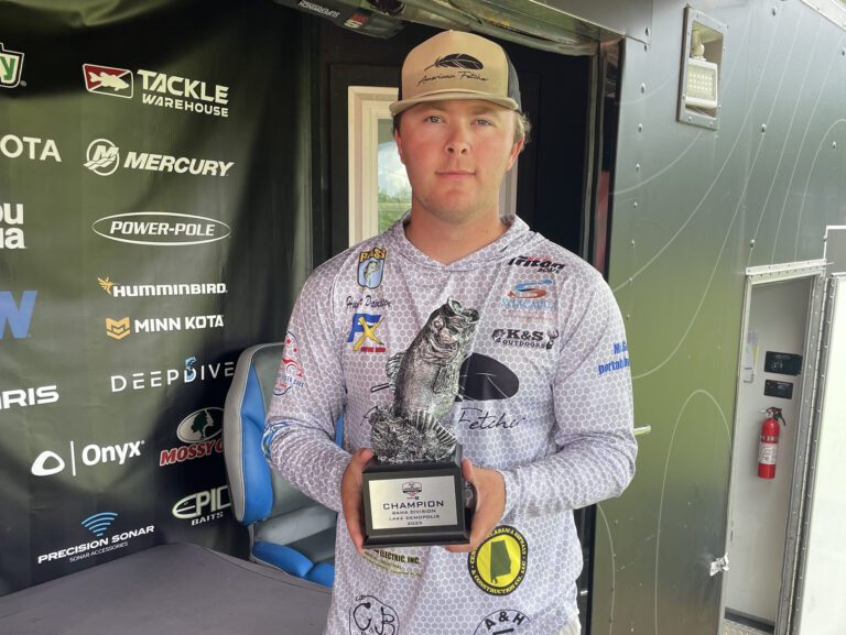 Reform’s Davidson Earns Second Career Win at Phoenix Bass Fishing League Event at Lake Demopolis
