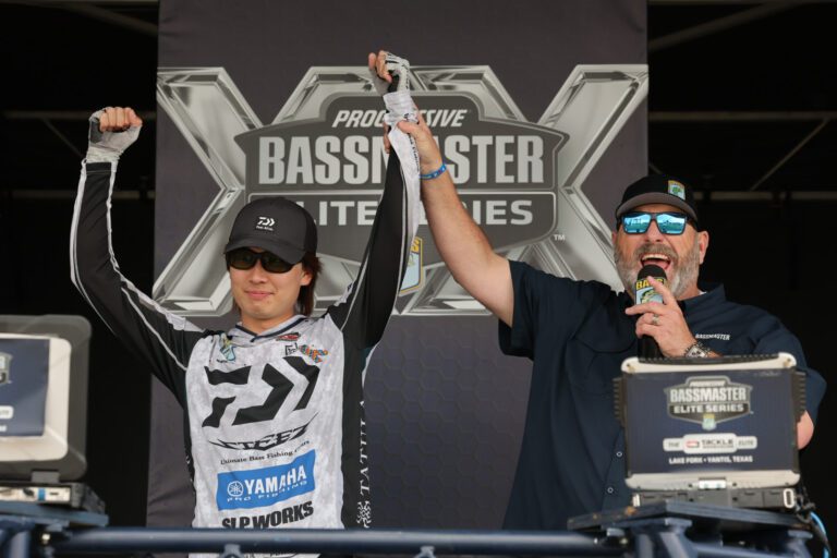 Fujita takes the Day 2 lead in Bassmaster Elite at Lake Fork