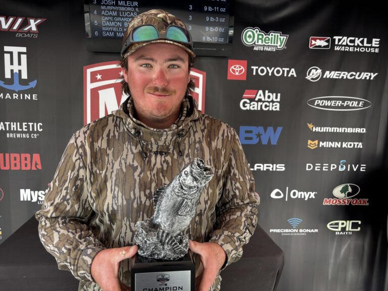 Murray State Student Levi Kohl Wins Phoenix Bass Fishing League Event at Kentucky-Barkley Lakes