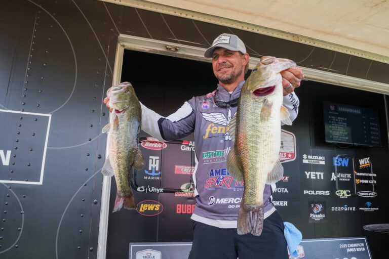 Poche takes 3 lb lead into Chamionship Sunday at MLF Tackle Warehouse on the James River