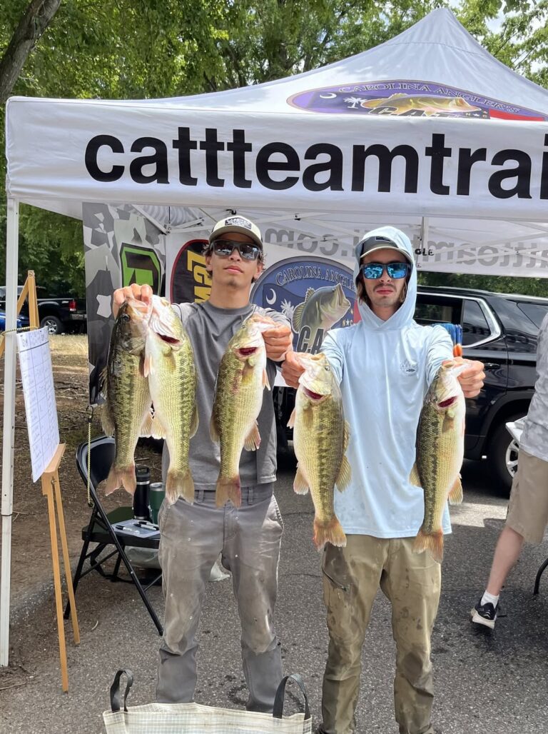 Colby & Corey Lassiter win CATT Lake Norman with 5 bass weighing 15.48 lbs!