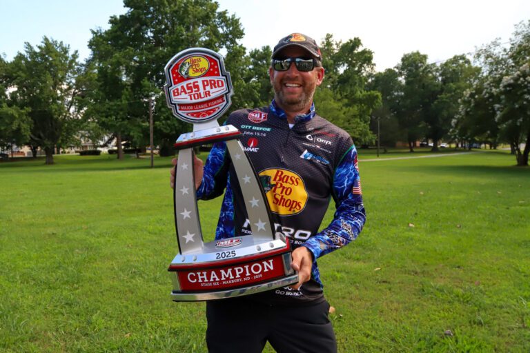 Ott DeFoe Wins MLF Bass Pro Tour Zenni Stage 6 at Potomac River