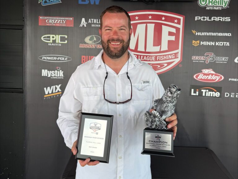 South Carolina’s Wicker Earns First Win at Phoenix Bass Fishing League Event at Clarks Hill Lake