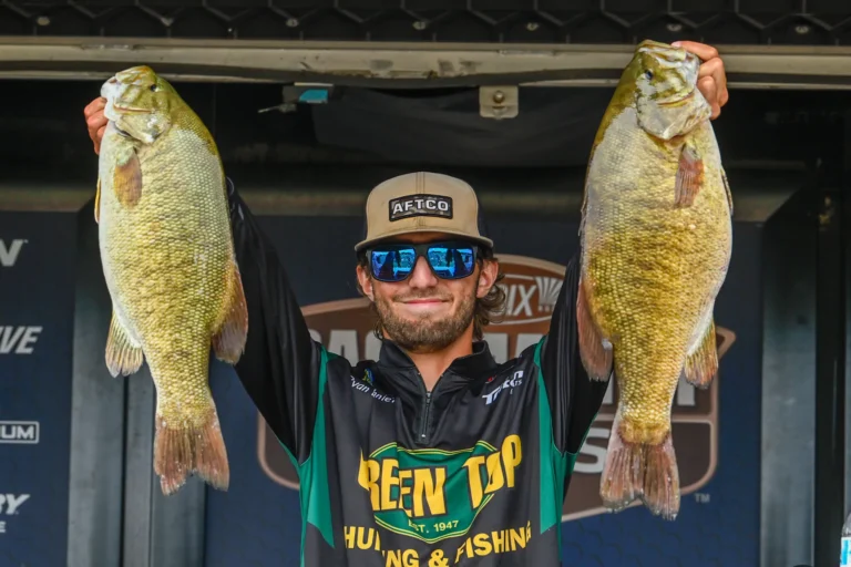 River giant anchors Lachniet’s Bassmaster Open lead at the St. Lawrence River