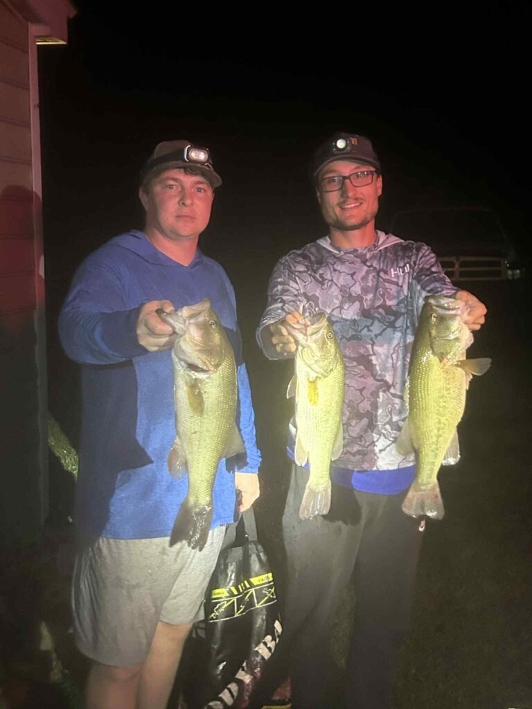 Terry Hedrick & Jonathan East Win Big Mouth Bassmasters Leesville Lake Night Tourney