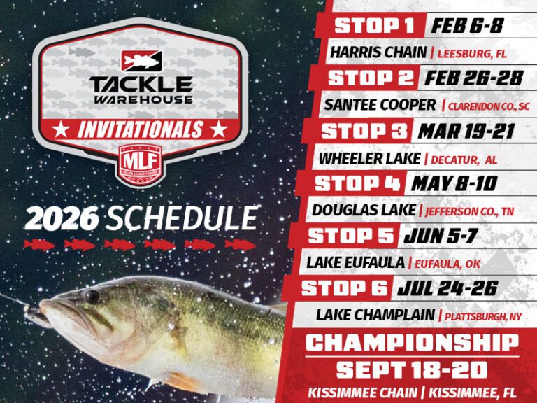 MLF Announces 2026 Tackle Warehouse Invitationals Schedule