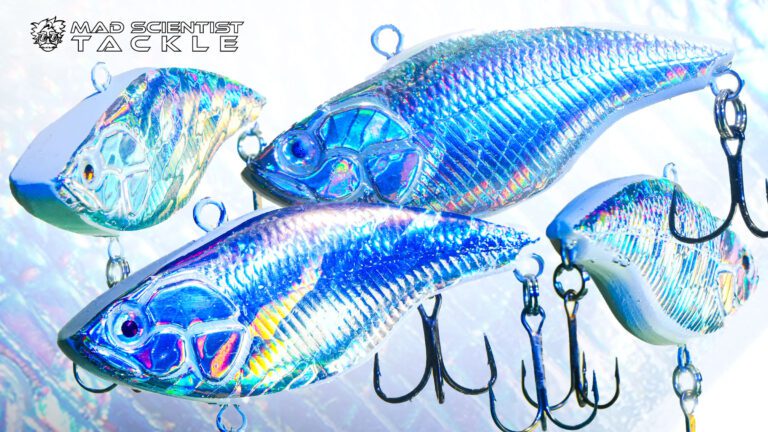 Mad Scientist Tackle’s Ghost Shad features powerful and proven UV coatings on a popular lure design