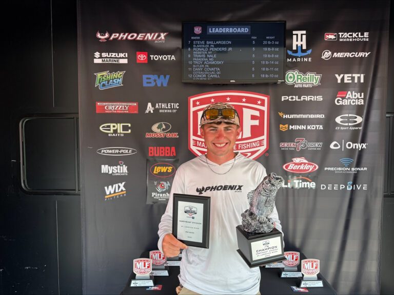 Pennsylvania’s Kauffman Catches 25-8 to Win Phoenix Bass Fishing League Event at St. Lawrence River Presented by Lew’s