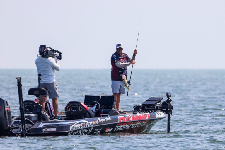 Bryan Thrift Leads Early at MLF Bass Pro Tour Toyota Stage 7 at Saginaw Bay