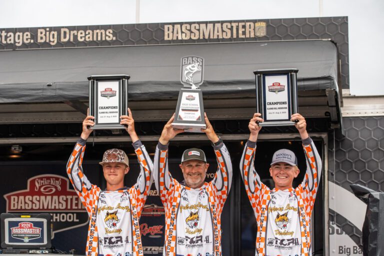 Reagan and Moody win back-to-back Bassmaster High School National Championships