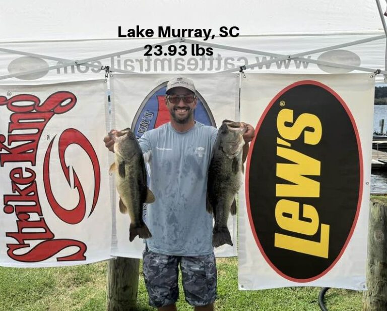 Tyson Alvanos Wins CATT Lake Murray with 5 bass weighing 23.93 lbs!