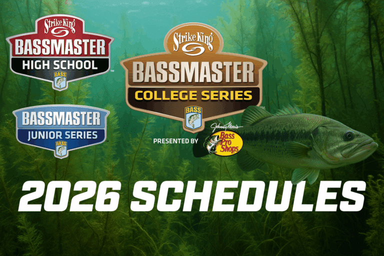 B.A.S.S. announces 2026 schedules for College, High School and Junior Series