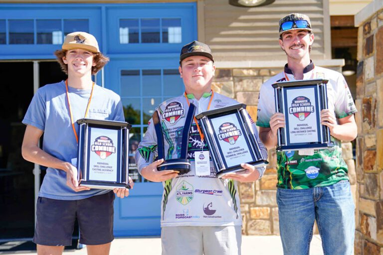 Nearly 100 young anglers compete in fifth annual Bassmaster High School Combine skills challenges
