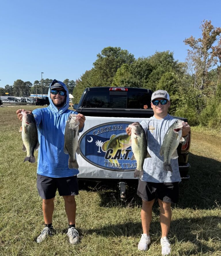 Kaden Buchmann & Chase Wodzinski win CATT Lake Wylie with 5 bass weighing 18.06 lbs!