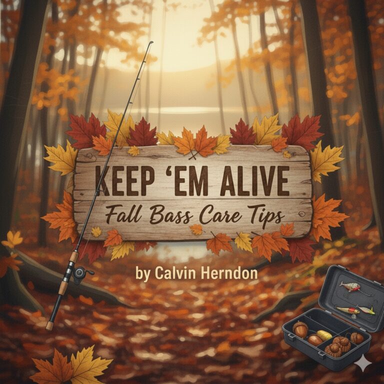 Keep ‘Em Alive  Fall Bass Care Tips by Calvin Herndon