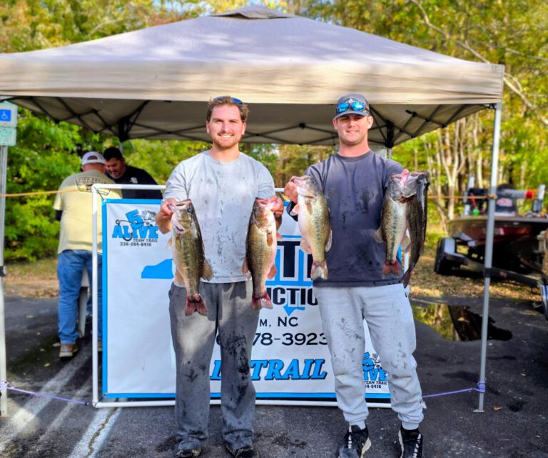 Adam White and Chaz Wilson Win 5 Alive/ STATE CONSTRUCTION Fall Trail Tournament #3 Mayo Lake