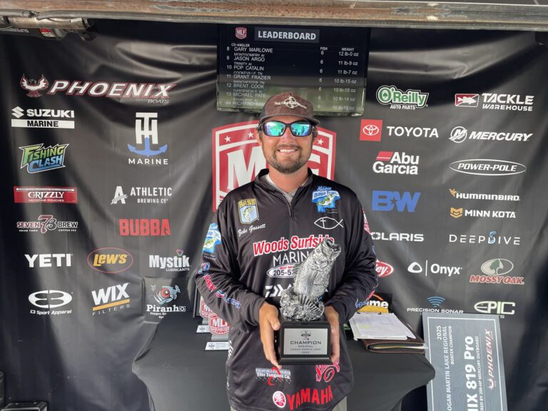 Pell City’s Gossett Wins at Phoenix Bass Fishing League Regional on Logan Martin Lake