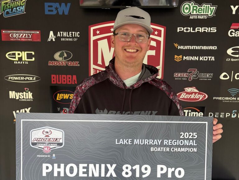 Tennessee’s Lawson Takes Top Honor at Phoenix Bass Fishing League Regional on Lake Murray