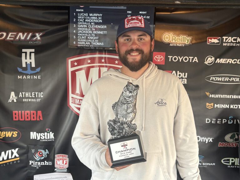 South Carolina’s Murphy Clinches Home-Water All-American Berth With Win at Phoenix Bass Fishing League Wild Card on Pickwick Lake