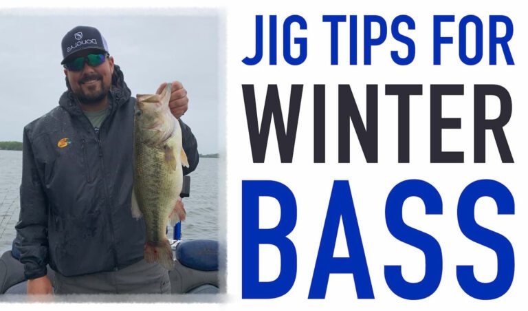 Winter Jig Fishing for Big Bass!