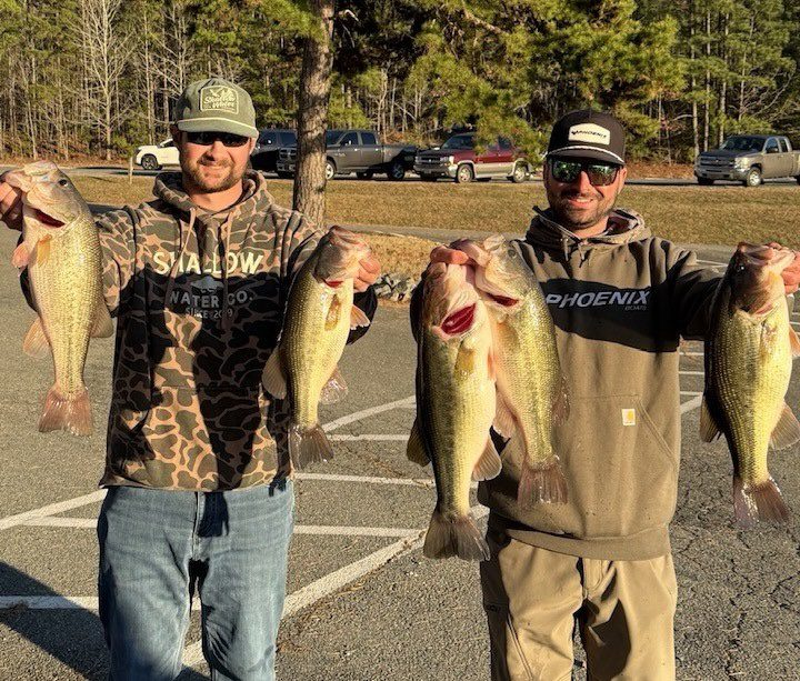Bryson Peed & Mike Corbishley Win CATT Kerr Lake with 20.04 lbs