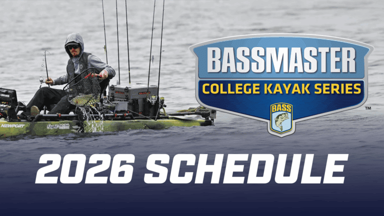 Bassmaster College Kayak Series to join select 2026 Bassmaster Kayak Series events