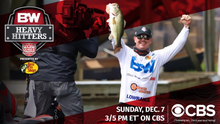 Major League Fishing’s B&W Trailer Hitches Heavy Hitters Special Presented by Bass Pro Shops on Smith Mountain Lake to Air Sunday on CBS